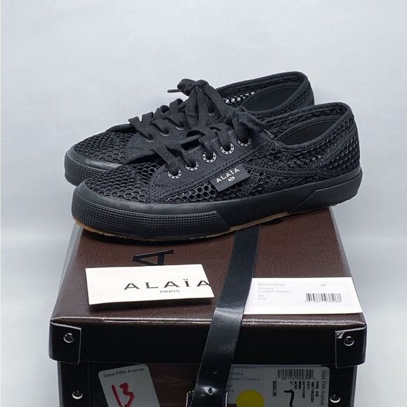 Alaïa Alaïa x Superga Mesh Flat Sneakers size 37 - Picture 12 of 14